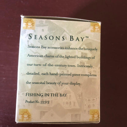 Department 56, Season&#39;s Bay, Fishing in the Bay, 53313, Collectible, NIB