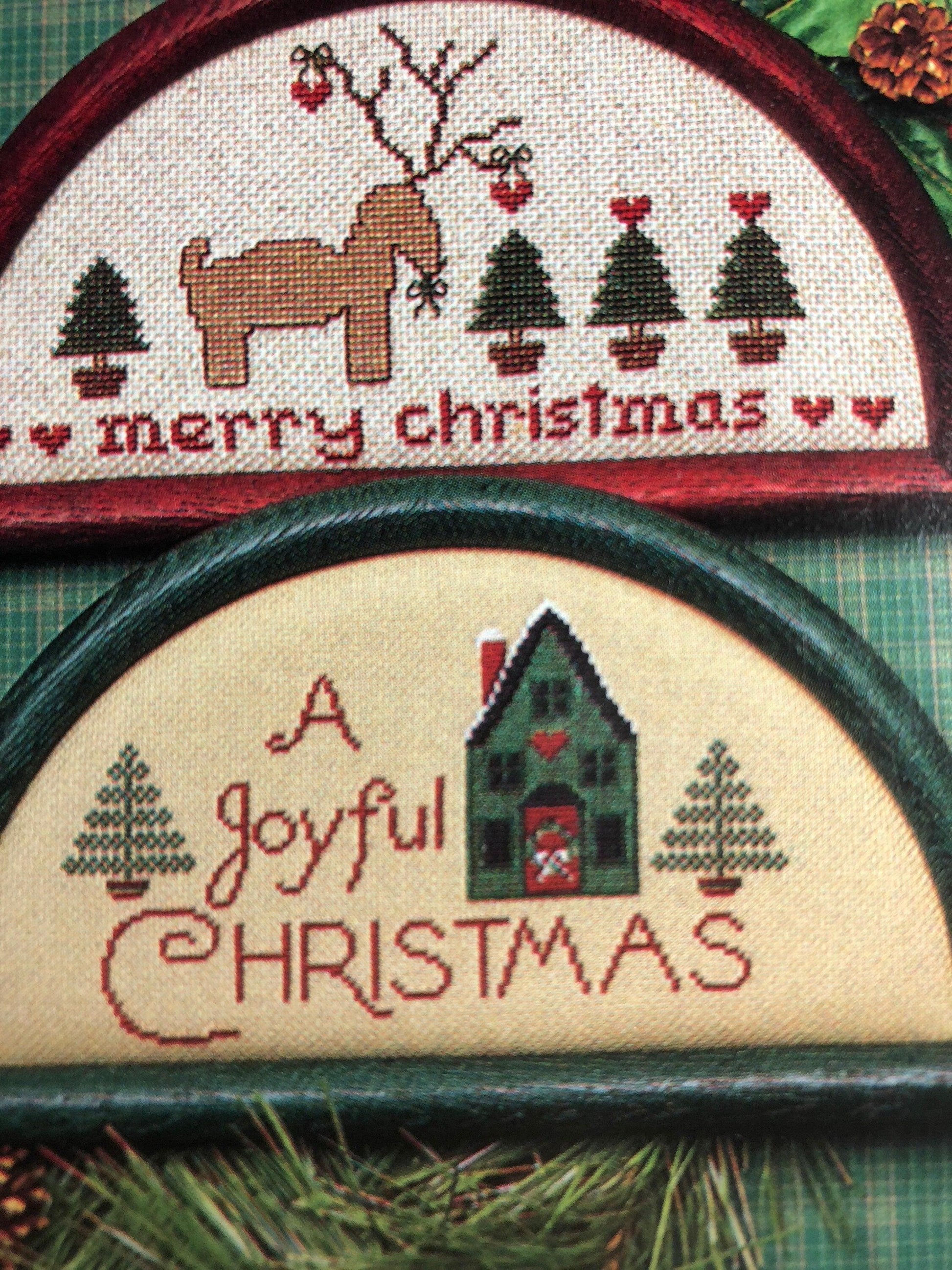 The Need&#39;l Love Company, Deer Santa, Designed by, Renee Nanneman, Vintage 1986, Counted Cross Stitch, Pattern Book