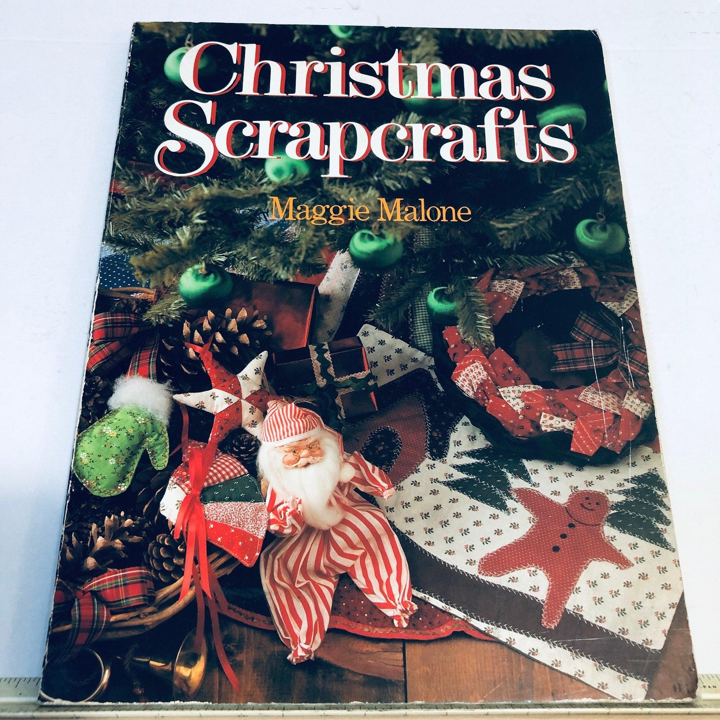 Sterling, Christmas  Scrapcrafts, Maggie Malone, Vintage 1992, Softcover Craft Book