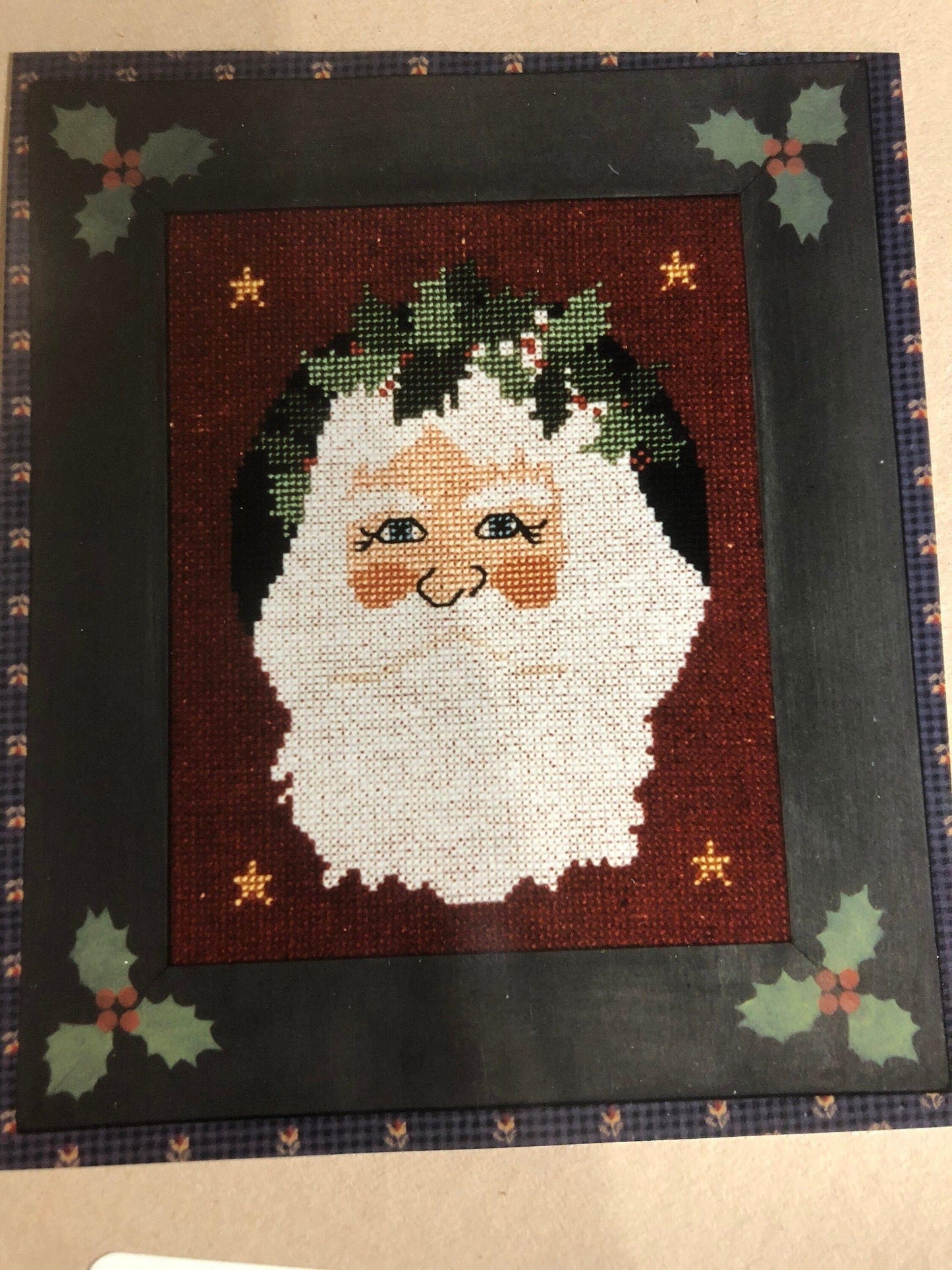 Stitches From the Heartland, Father Christmas, Vintage 1995, Counted Cross Stitch Pattern