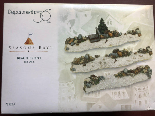 Department 56, Season&#39;s Bay, Beach Front, Set of 3, 53355, Collectible Buildings, NIB*