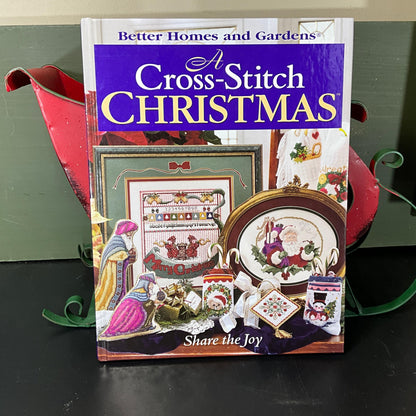 Better Homes and Gardens A Cross Stitch Christmas choice hardcover books see pictures and variations*