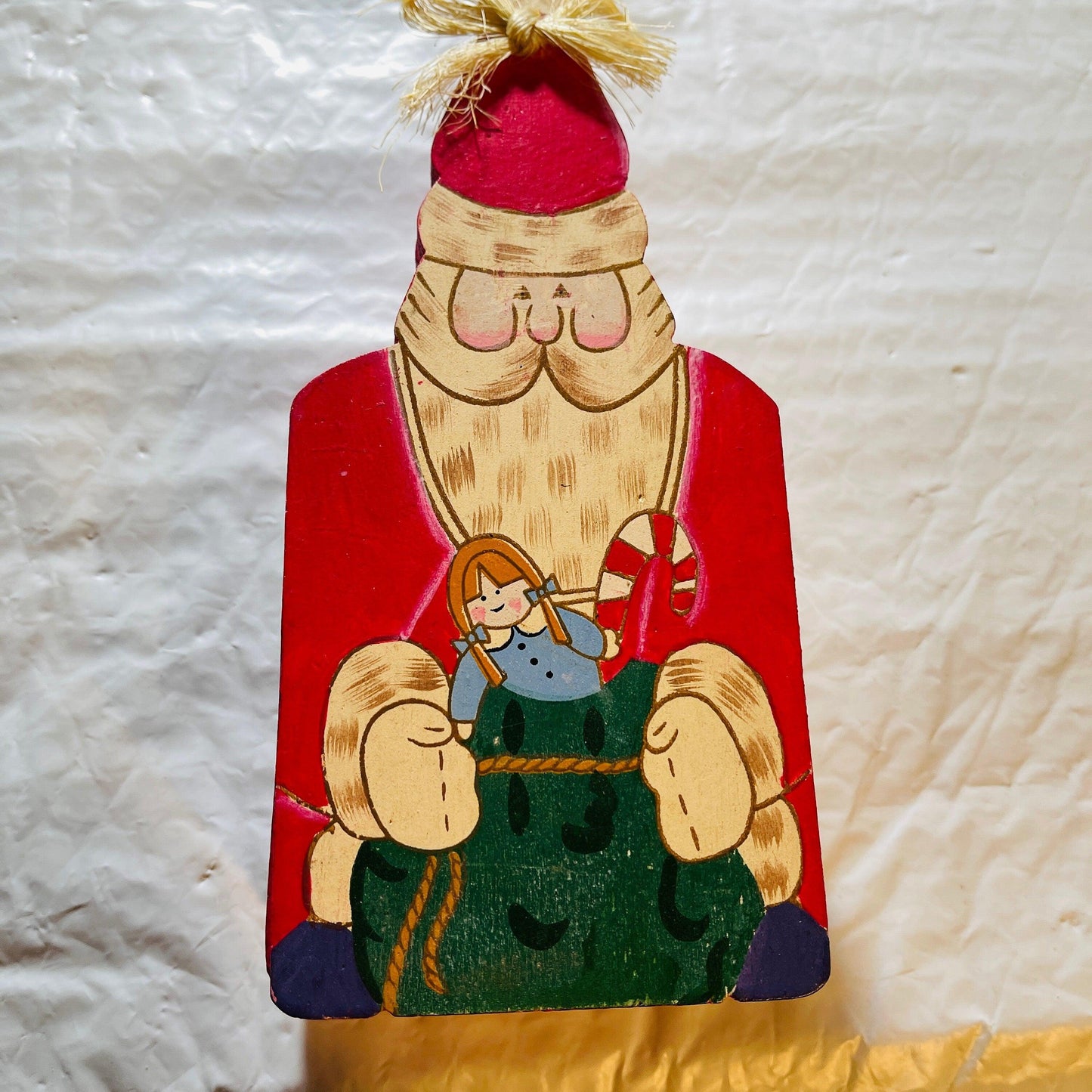 Wooden, Santa Claus Box, Collectible Christmas Decorative Knick Knack