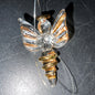 House of Loyd Angel of clear glass with gold highlights ornament