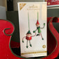 Hallmark Mischievous Hiding Elves Dated 2011 Keepsake ornament with bendable leg & arms QXG4709