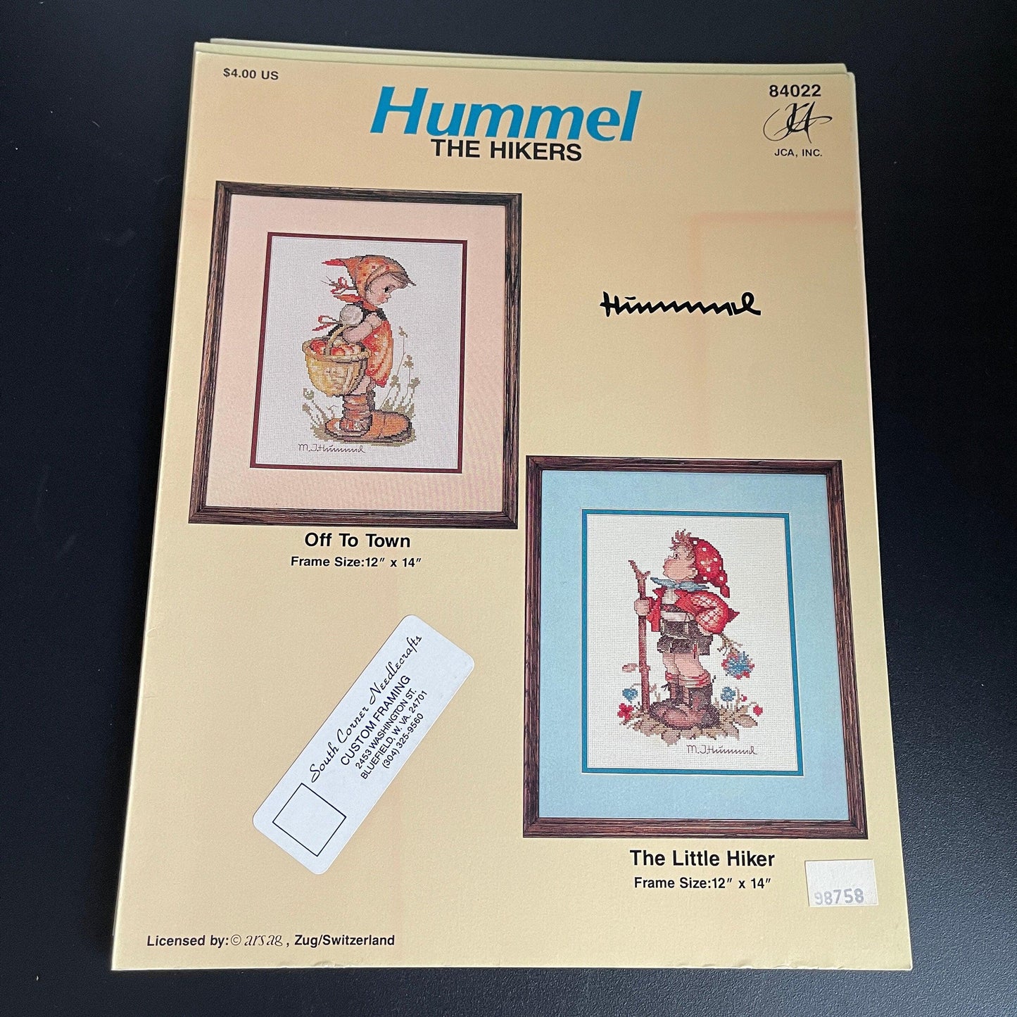 JCA Hummel Choice Of Vintage Cross Stitch Charts See Descriptions Pictures and Variations*