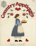 Gloria & Pat Country Applique's Set of 2 Volume I (1984) & II (1987) Counted Cross Stitch Charts