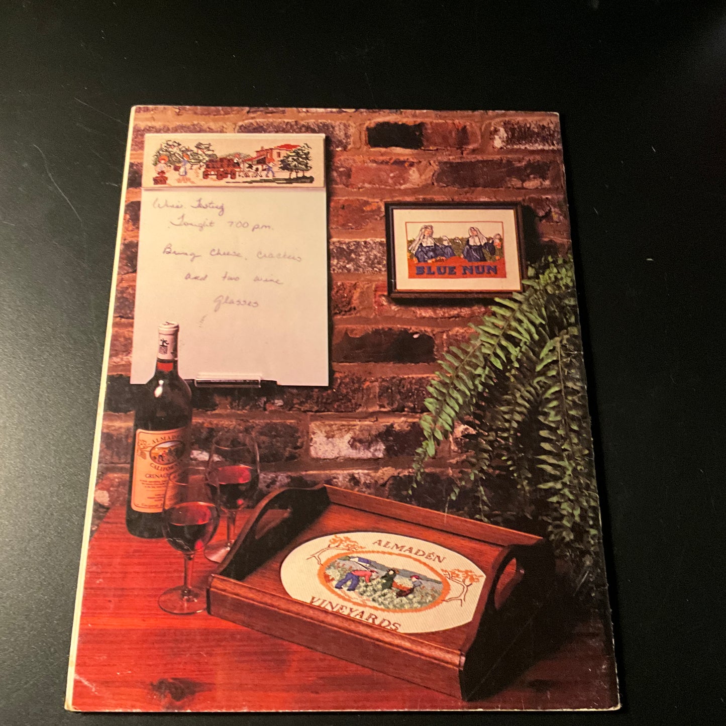 Sindy's Stitchables Vineyards, Vintners, and Vintages vintage 1982 counted cross stitch chart