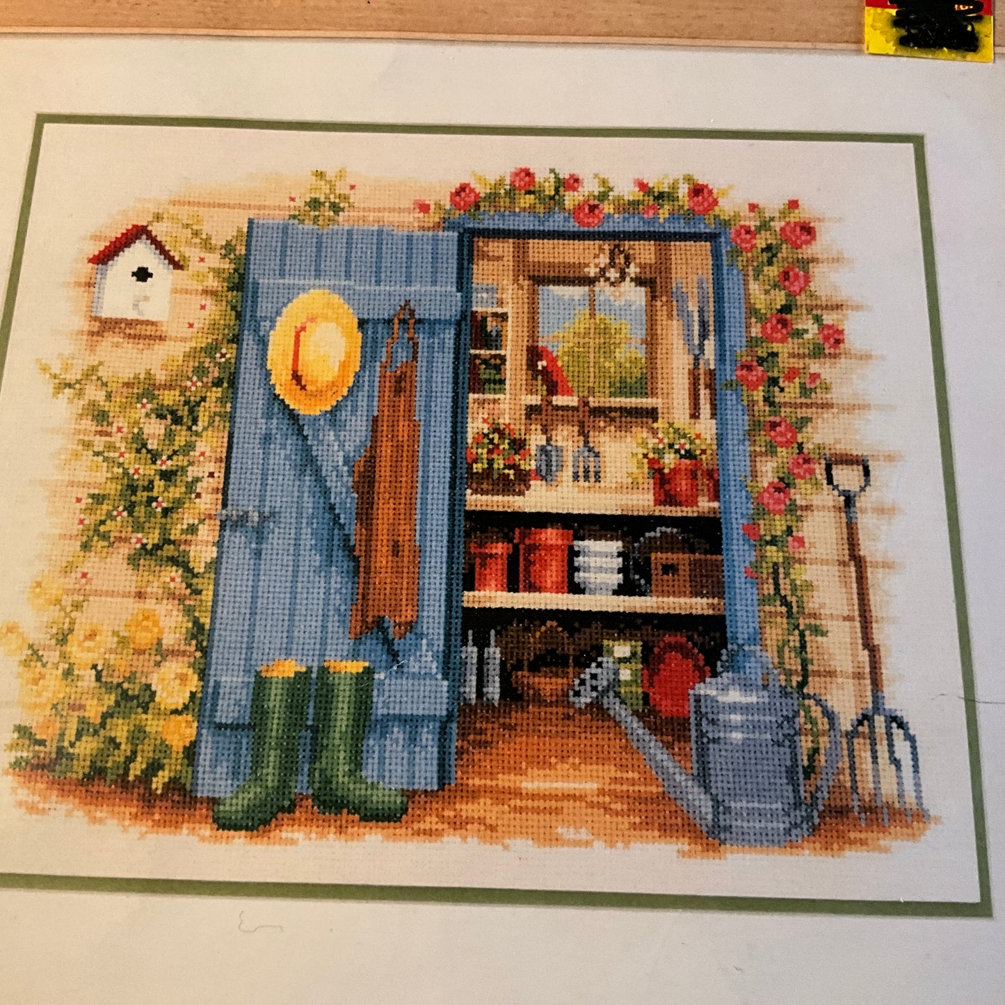 Vervaco My Garden Shed counted cross stitch kit