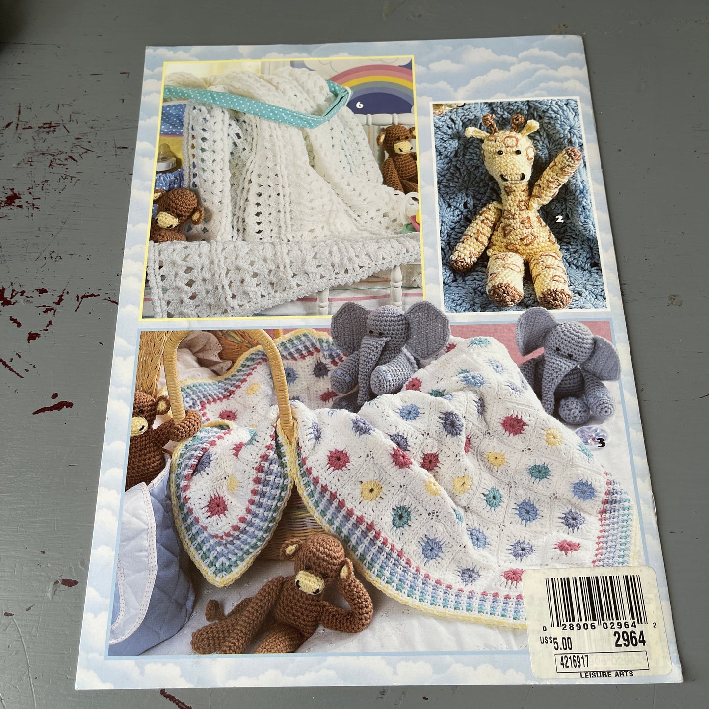 Leisure Arts choice crochet & knit needlecraft patterns see pictures and variations*