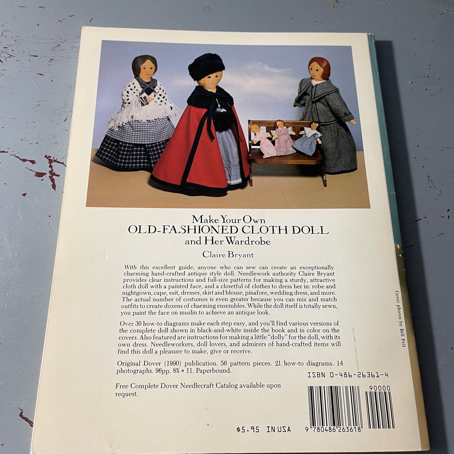 Make Your Own Old-Fashioned Cloth Doll and Her Wardrobe Vintage Softcover Doll Making Book*