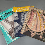 Choice of Vintage Collectible Crochet and Knitting Design Book sets see pictures, descriptions, and variations*