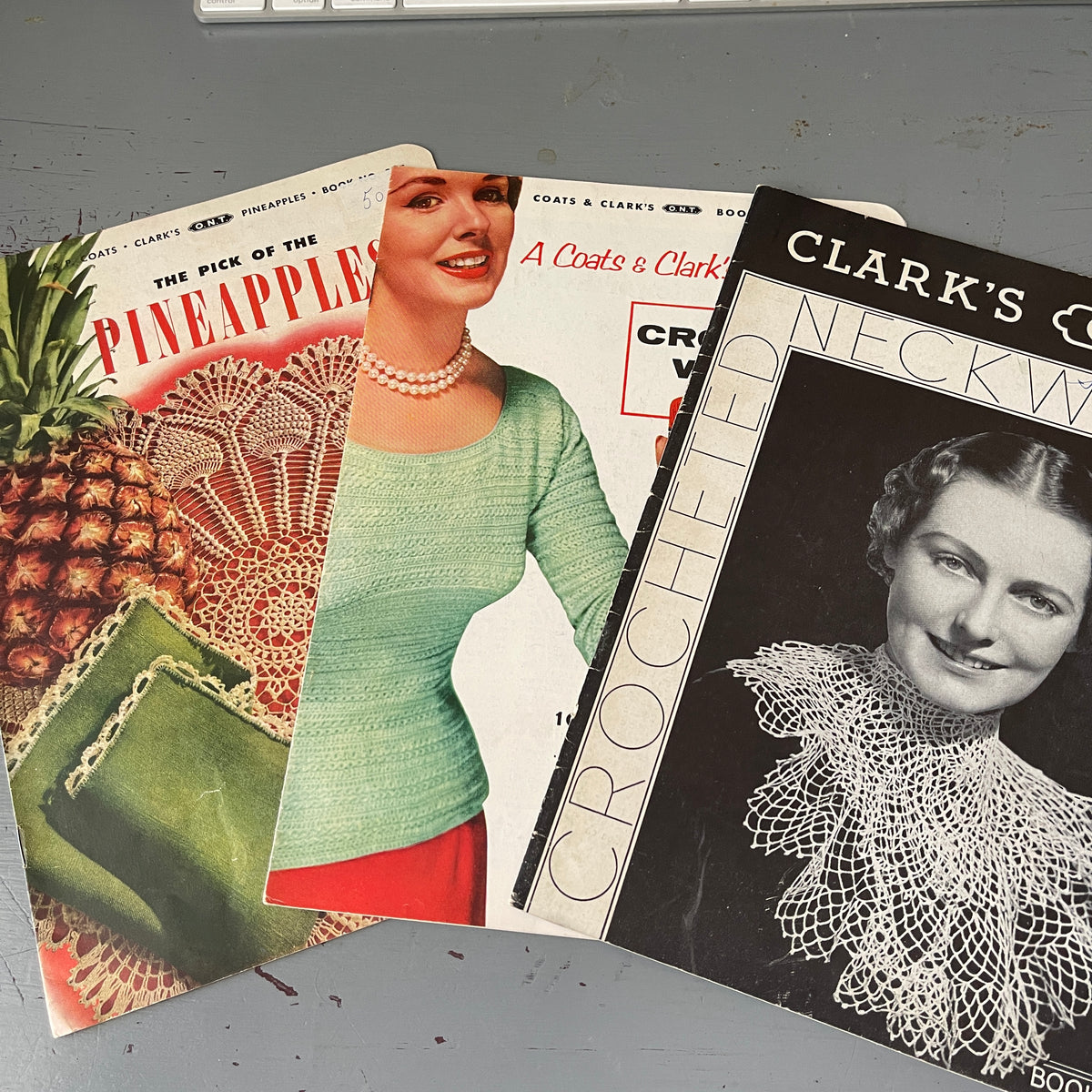 Crochet and Knitting choice of vintage collectible design book sets see pictures and variations*