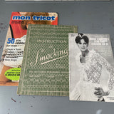 Choice of vintage knitting and crochet booklets see pictures and variations*