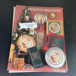 Homespun Elegance amazing lot of 5 vintage Christmas counted cross stitch charts see pictures and description*