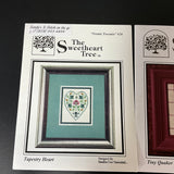 The Sweetheart Tree set of 3 cross stitch charts see pictures and description*