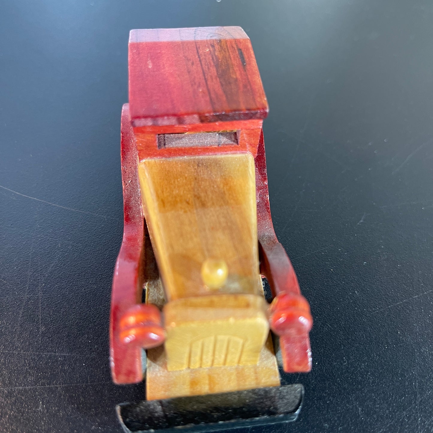 Antique automobile replica hand made wooden vintage collectible