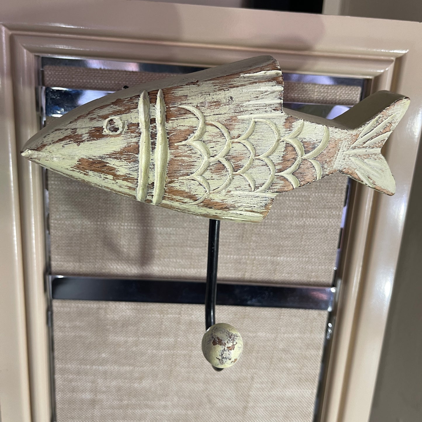 Fantastic fish coat hook wooden wall mount hook