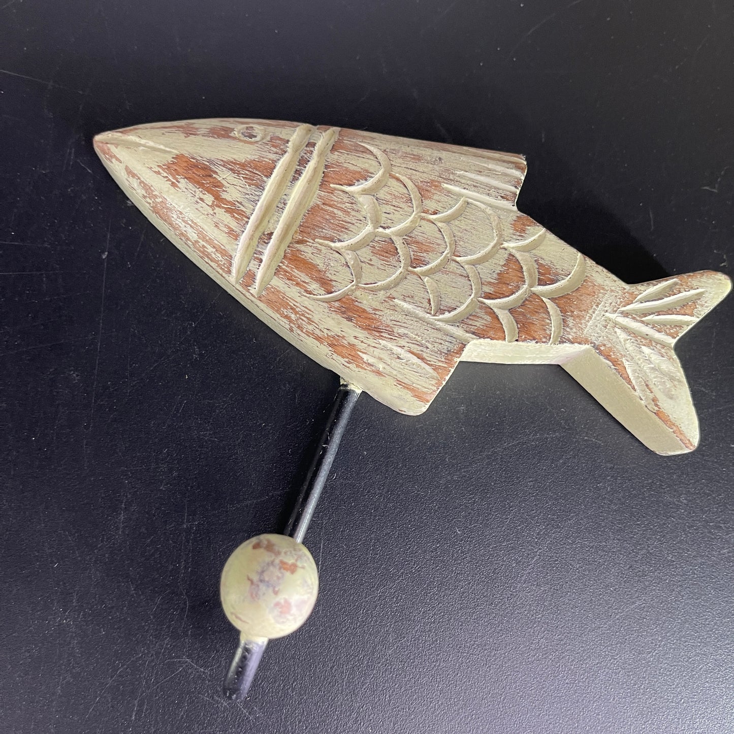 Fantastic fish coat hook wooden wall mount hook