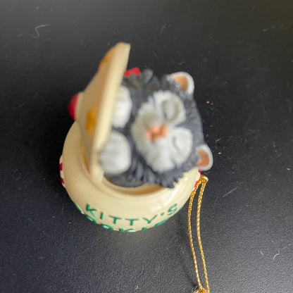 Hallmark Cat Naps #1 Kitty's Cookies Dated 1994 Keepsake ornament QX5313