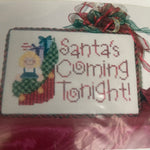 Aidaworks Stitchin' Fix Santa's Coming Tonight counted cross stitch kit 18 count Waterlily