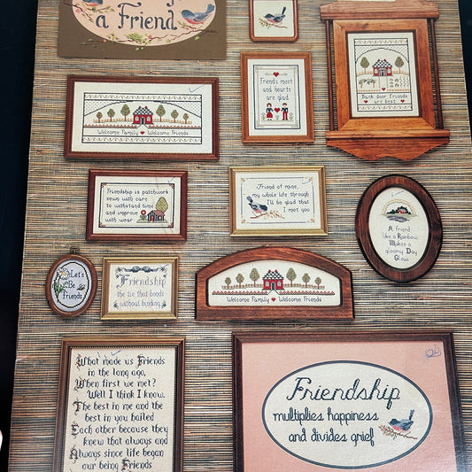 Harriett Tew Hotspot House choice vintage counted cross stitch charts see pictures and variations*