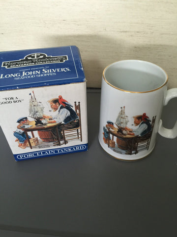 Norman Rockwell Seafarers Collection Porcelain Tankard "For a Good Boy"