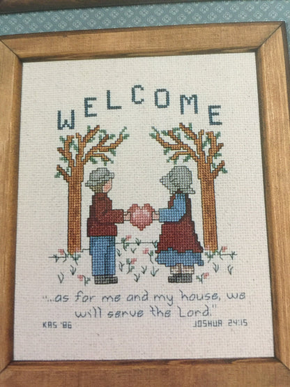 Canterbury Designs Welcome & Farewells counted cross stitch designs