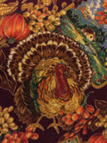 Thanksgiving themed Vintage small table covering or decorative accent