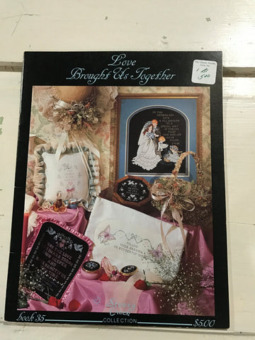Stoney Creek Love Brought Us Together counted cross stitch design booklet