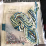 June Grigg Designs Inc Balloons cross stitch bookmark kit