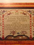 Personal Sampler by Mary Beale, Vintage counted cross stitch pattern