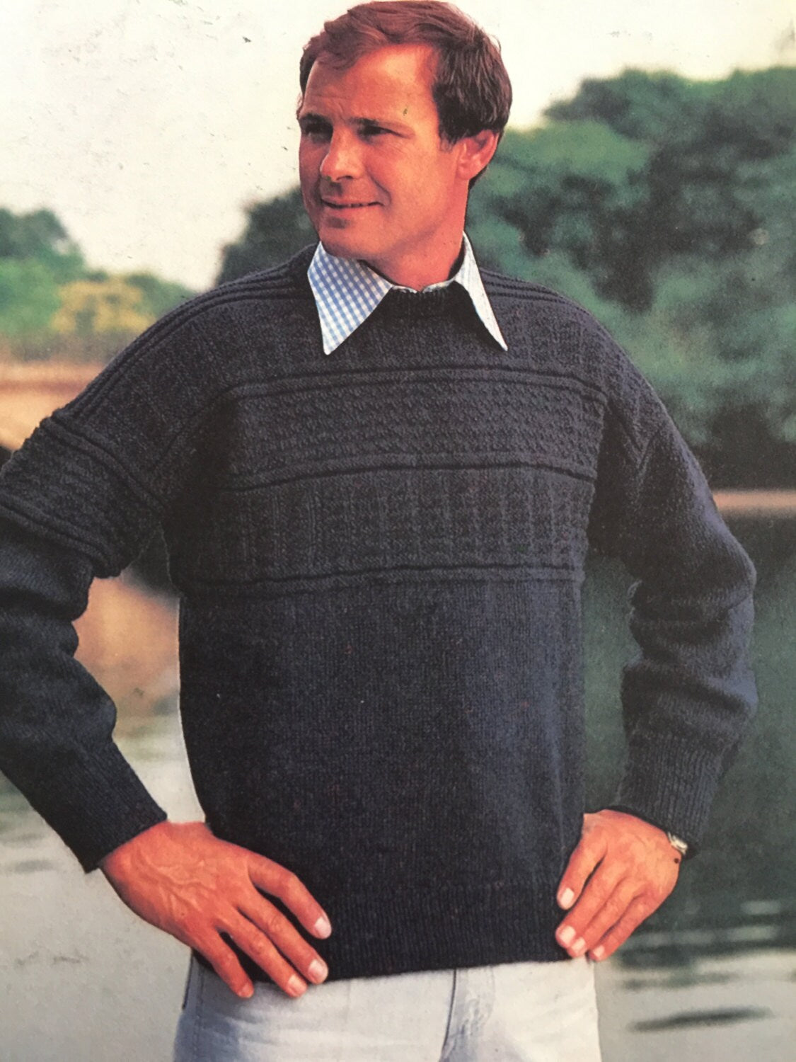 Hamlyn Publishing Group Fisherman's Sweater knitting pattern