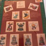 Bucilla Alma Lynne Alma's Heavenly Angels holiday counted cross stitch ornaments kit