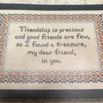 Vintage Frames & Sew Forth Friendship counts counted cross stitch design leaflet #10