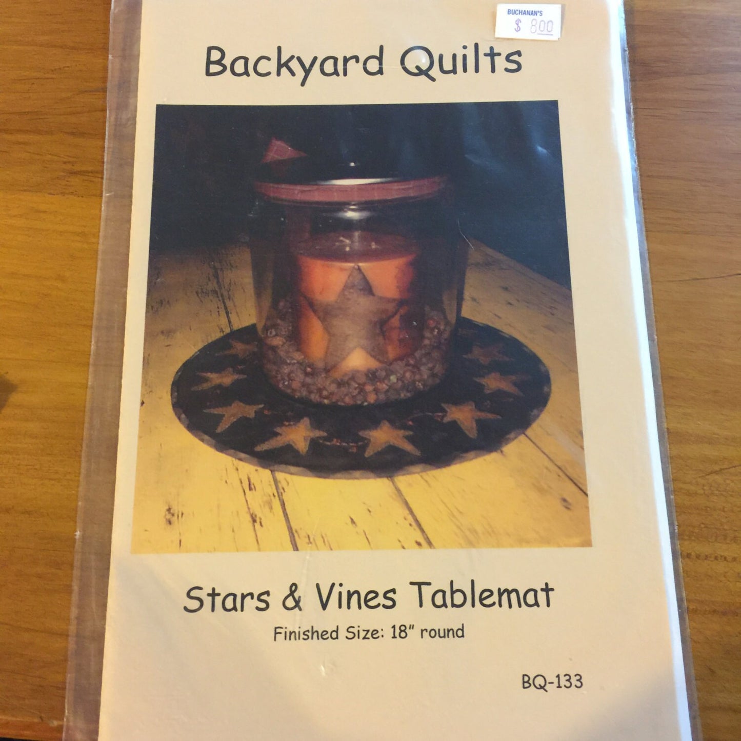 Backyard Quilts Stars & Vines Tablemat