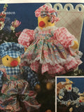 Vintage Simplicity Pattern 7512 Duck and Chick with Clothes