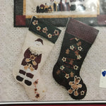 Santa is on the Way Wall Quilt and Stocking pattern