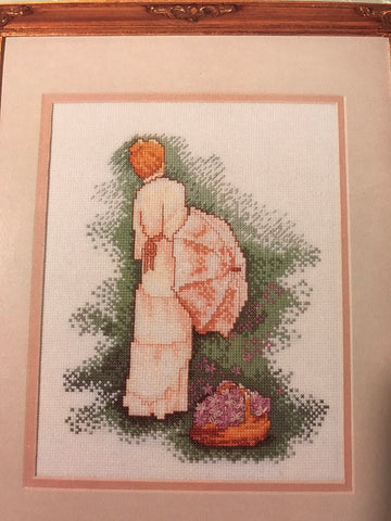 Color Charts, Grace, Vintage counted cross stitch pattern