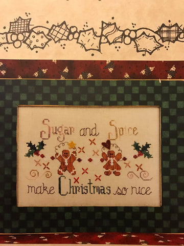 Waxing Moon Designs Sugar & Spice counted cross stitch design booklet
