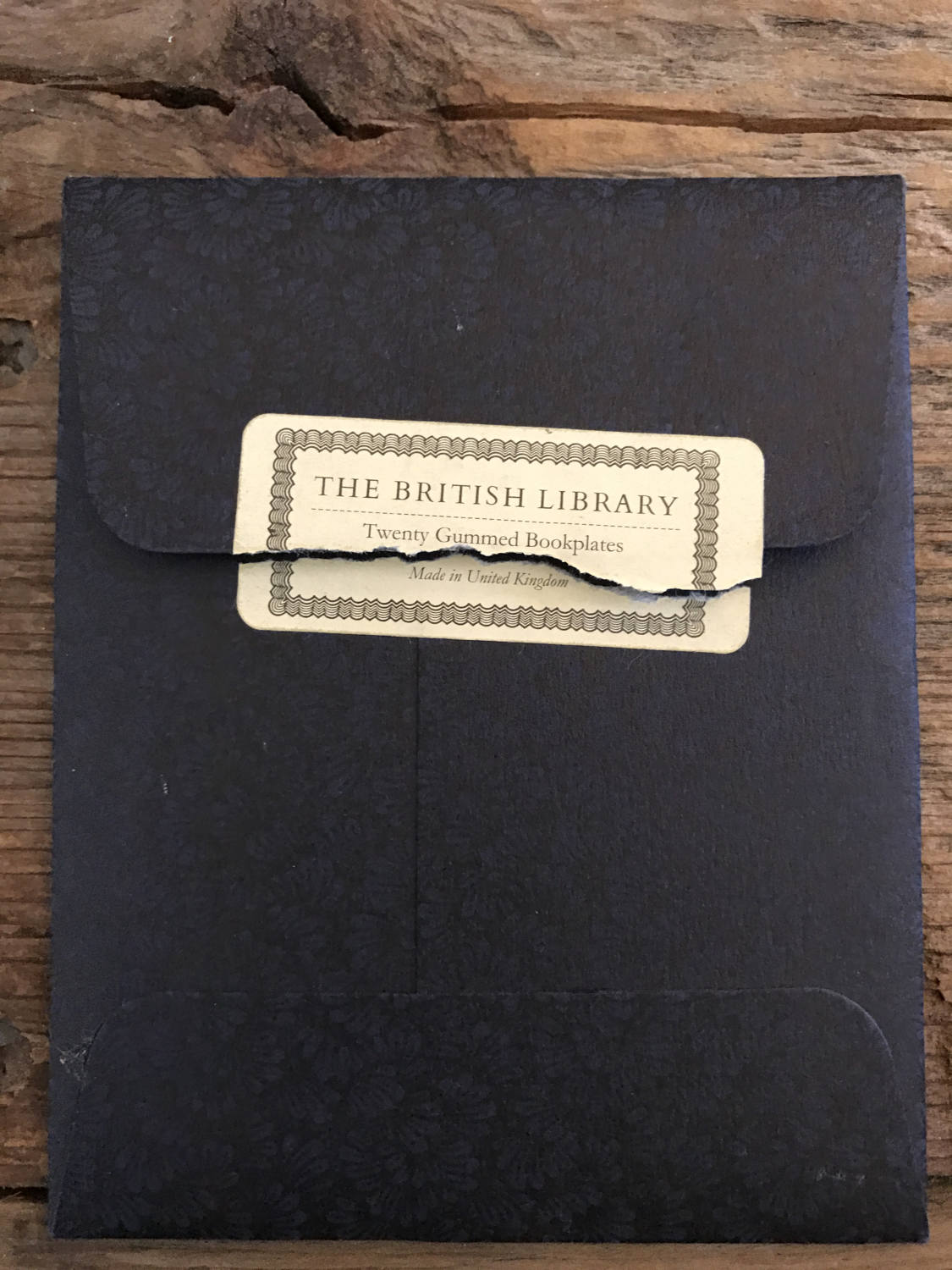 The British Library " This Book Belongs To" Twenty Gummed Bookplates, Soldier Design