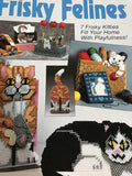 Vintage Frisky Felines Plastic Canvas pattern book