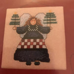 Bucilla Alma Lynne Alma's Heavenly Angels holiday counted cross stitch ornaments kit