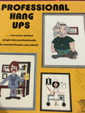 Leisure Arts Professional Hang Ups Vintage counted cross stitch pattern book