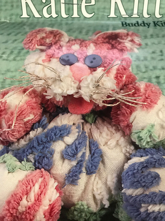 Chenille Katie Kitty Buddy Kit, 6" kitten kit
