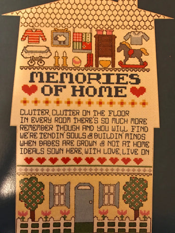 Homestead Designs, Vintage Homestead Designs counted cross stitch Memories of Home pattern