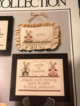 Cricket Collection Rabbit Sampler No 36, Vintage Retired counted cross stitch Chart