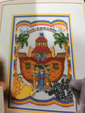 True Colors All Aboard Noah's Ark Vintage counted cross stitch pattern
