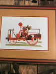 Antique Tractor Vintage counted cross stitch design booklet