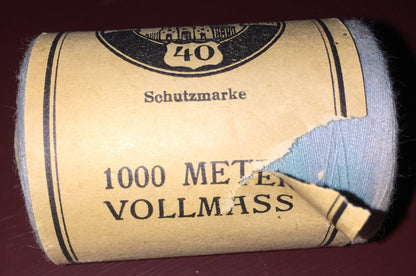 German Spool of Vollmass Thread Wagner's "WSK" Untergarn light blue full spool*